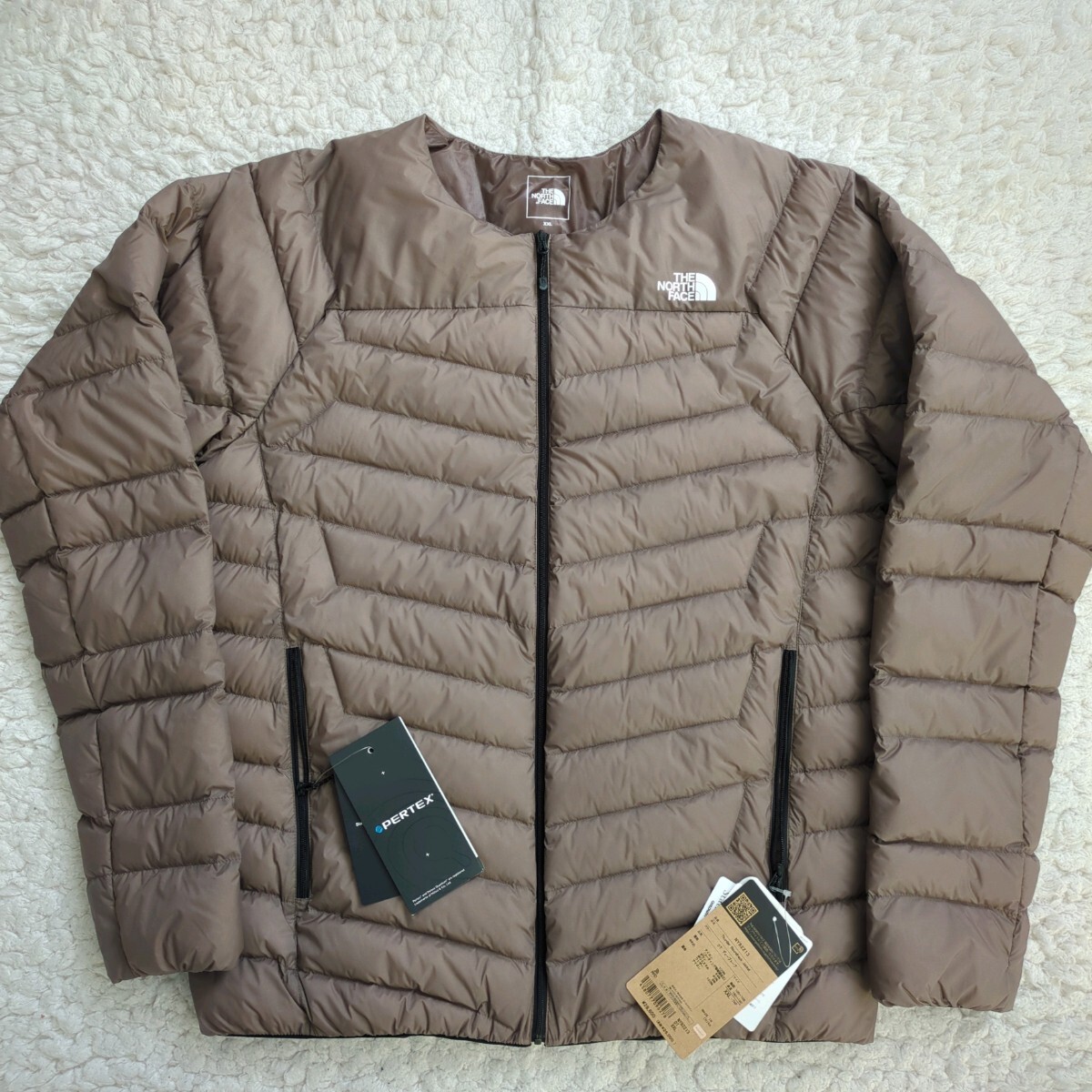 新品 2022年 限定カラー ノースフェイス THUNDER ROUNDNECK JKTTHE NORTHFACE ディープトープNY82213 XXLサンダーラウンドネックジャケット