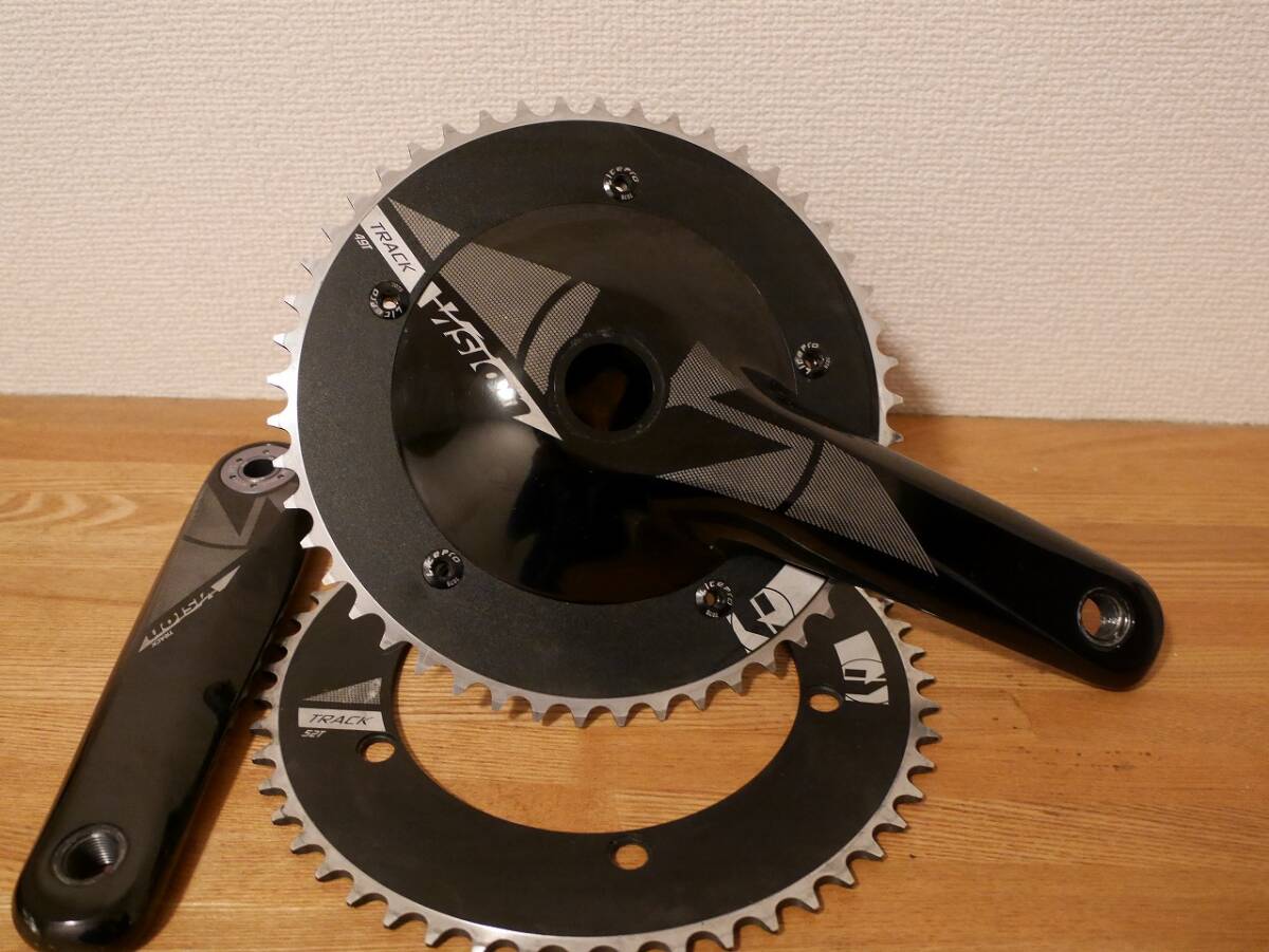 VISION ヴィジョン TRACK 1x ピスト　トラッククランクセット　49T 52T　2種チェーンリング付き