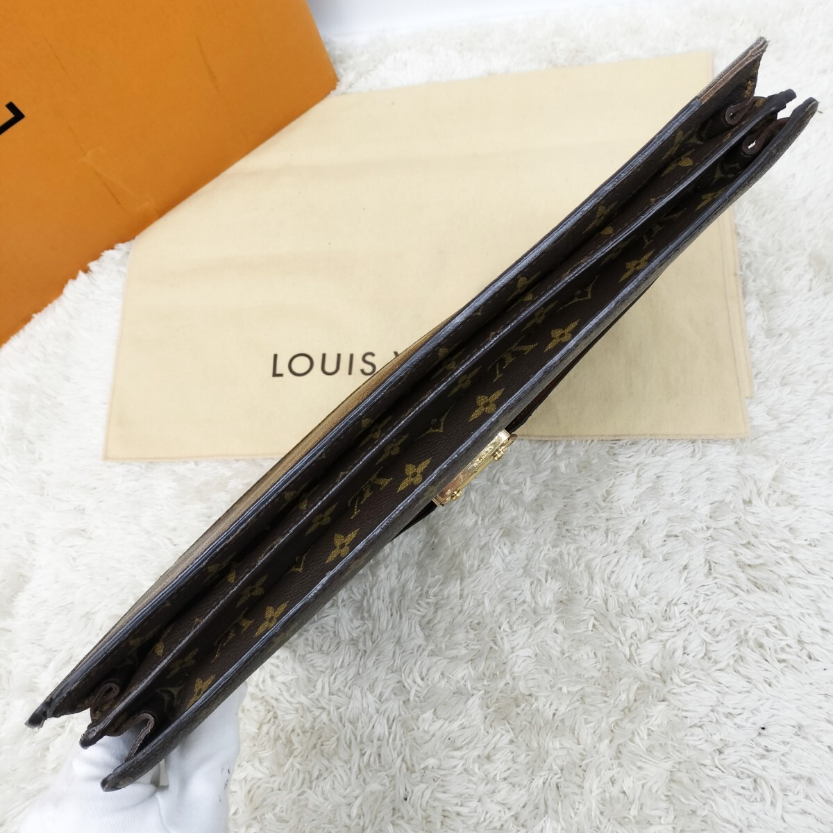 正規(guī)品 LOUISVUITTON ルイヴィトン ビジネスバッグ ブリーフケース ハンドバッグ セルヴィエット コンセイエ モノグラムライン M53331
