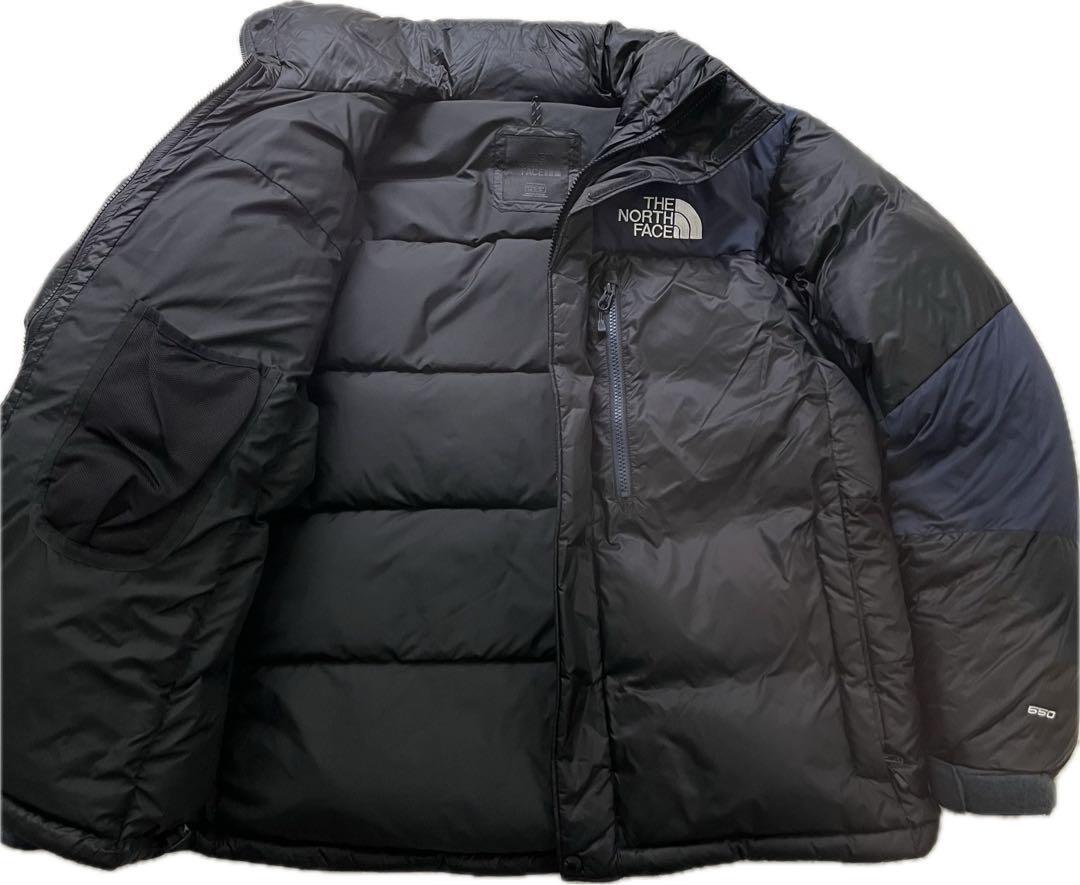 【希少】THE NORTH FACE×KAZUKI KURAISHI ザノースフェイス×倉石一樹 ブラックシリーズ コラボ バルトロジャケット 550FP 紺×黒 XL