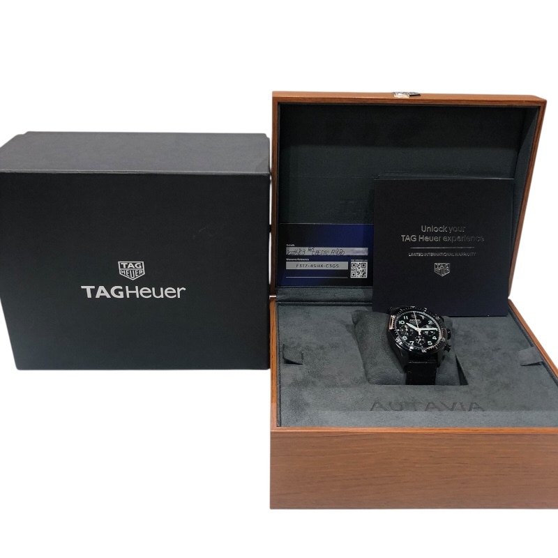 タグ?ホイヤー TAG HEUER オータヴィア　60周年アニバーサリー　フライバック　クロノグラフ CBE511C.FC8280 SS 腕時(shí)計(jì) メンズ 中古