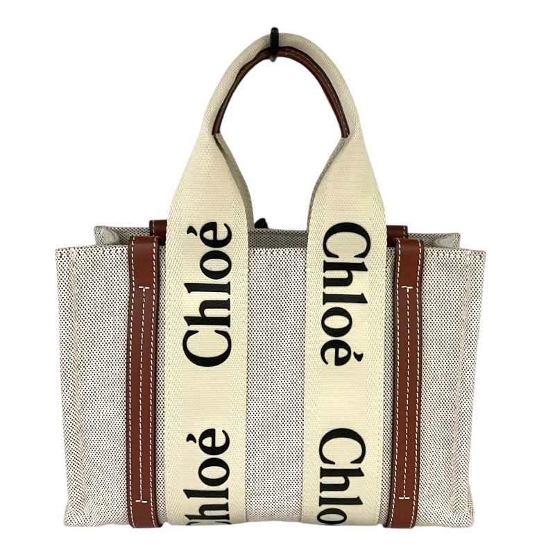 クロエ Chloe ウッディスモール2WAYバッグ ベージュ/ブラウン クロエ Chloe ウッディスモール2WAYバッグ ベージュ/ブラウン