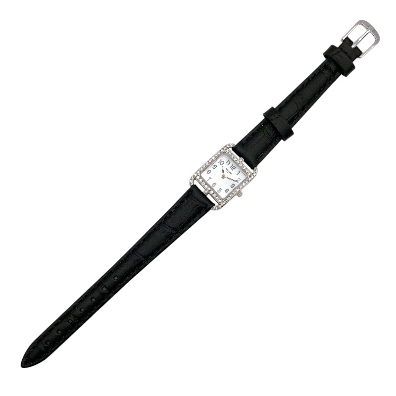  Hermes HERMES накидка goto Mini белый ракушка CC1.192 белый ракушка K18 белое золото наручные часы женский б/у 