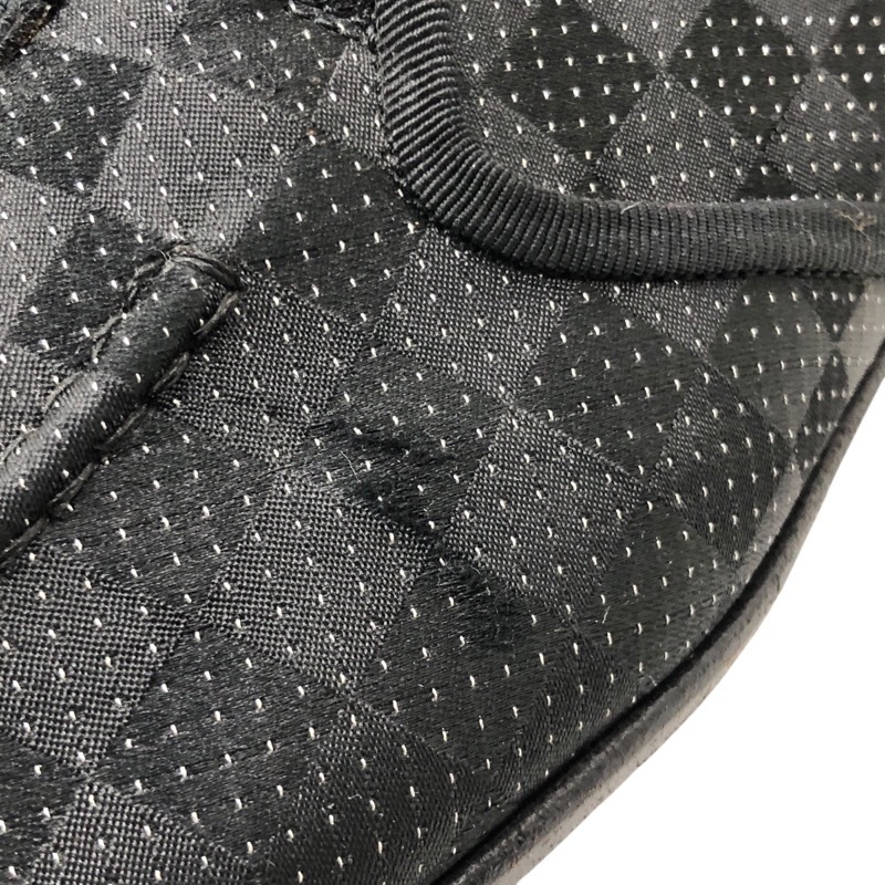 ルイ・ヴィトン LOUIS VUITTON LVロゴ 刺繍ダミエグラフィットローファー ブラック ダミエグラフィットキャンバス ローファー メンズ 中古_画像5