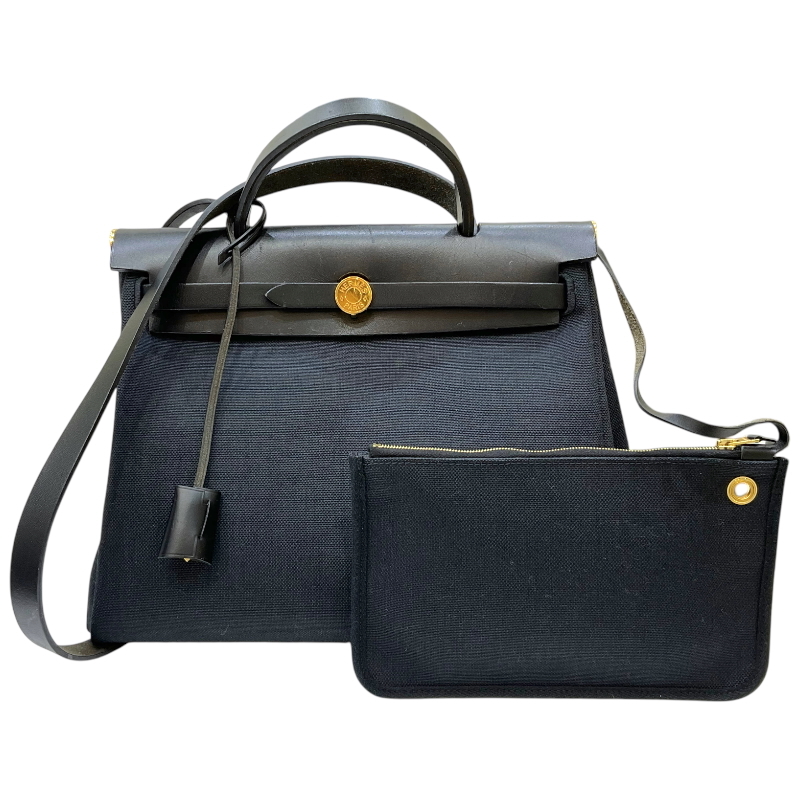 エルメス HERMES エールバッグジップPM Y刻印 ブラック ゴールド エルメス HERMES エールバッグジップPM Y刻印 ブラック ゴールド