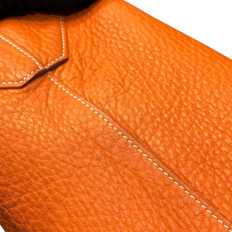 エルメス HERMES ドゥブルセンス36 □JO刻 オレンジ エルメス HERMES ドゥブルセンス36 □JO刻 オレンジ