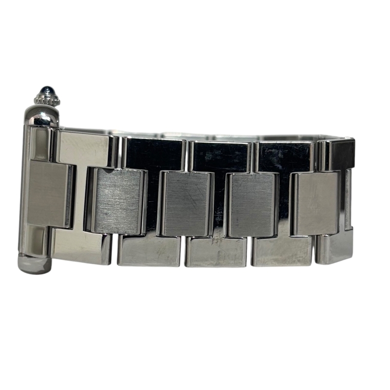  Cartier Cartier бак Solo LM W5200014 серебряный SS наручные часы мужской б/у 