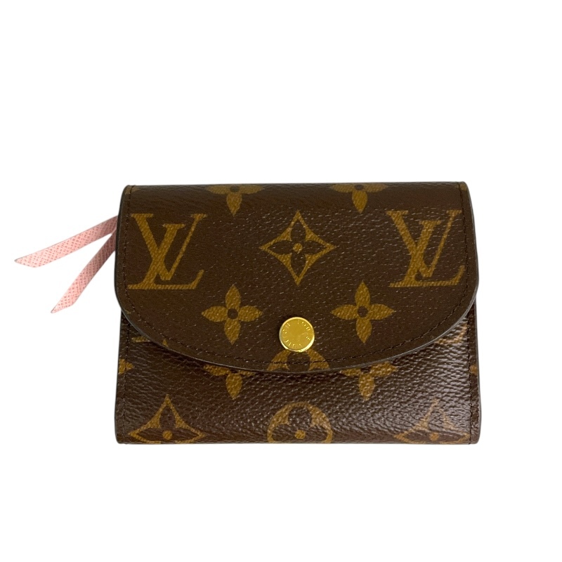 【おしゃれでコンパクト♪】LOUIS VUITTON ★ ポルトモネ ロザリ 新品】【Louis Vitton ポルトモネ・ロザリ】