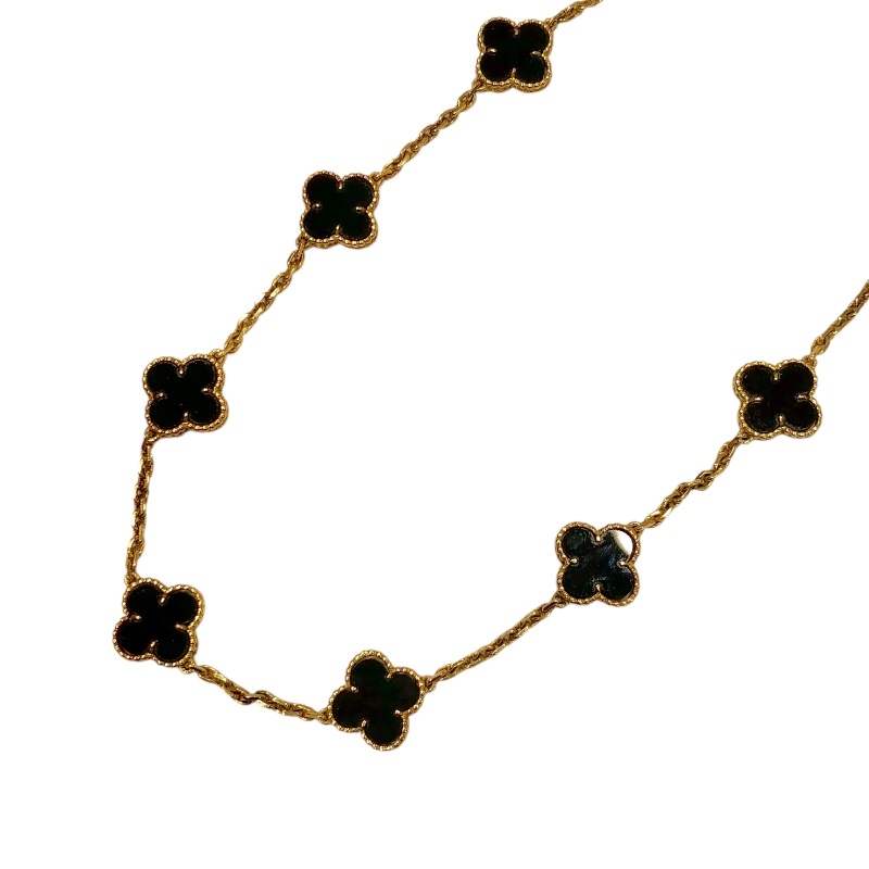 ヴァンクリーフ＆アーペル Van Cleef & Arpels ヴィンテージアルハンブラロングネックレス 18K ジュエリー 中古
