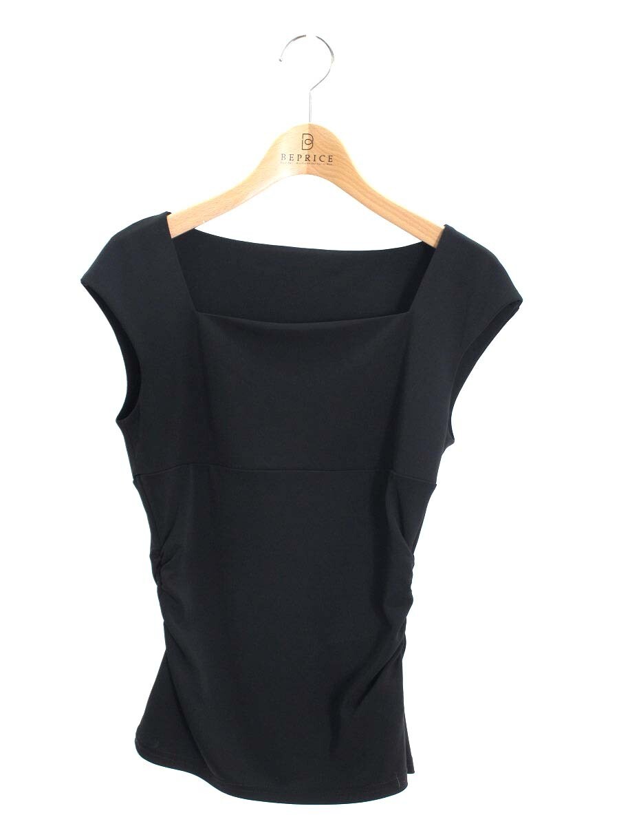 FOXEY NEW YORK フォクシー トップス 38 小顔タンク ブラック ITBQING5BRT6