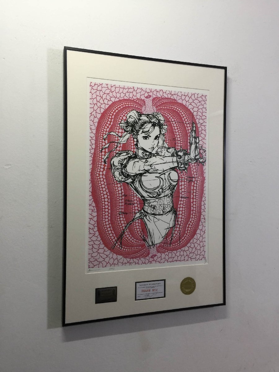 額込 厚い 世界限定100枚DEATH NYC アートポスター 現代アート 91 額込 厚い 世界限定100枚DEATH NYC アートポスター 現代アート 91