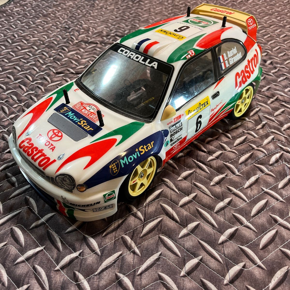 タミヤ 1/10 カローラ WRC カストロール TA03F-S シャーシ 絶版