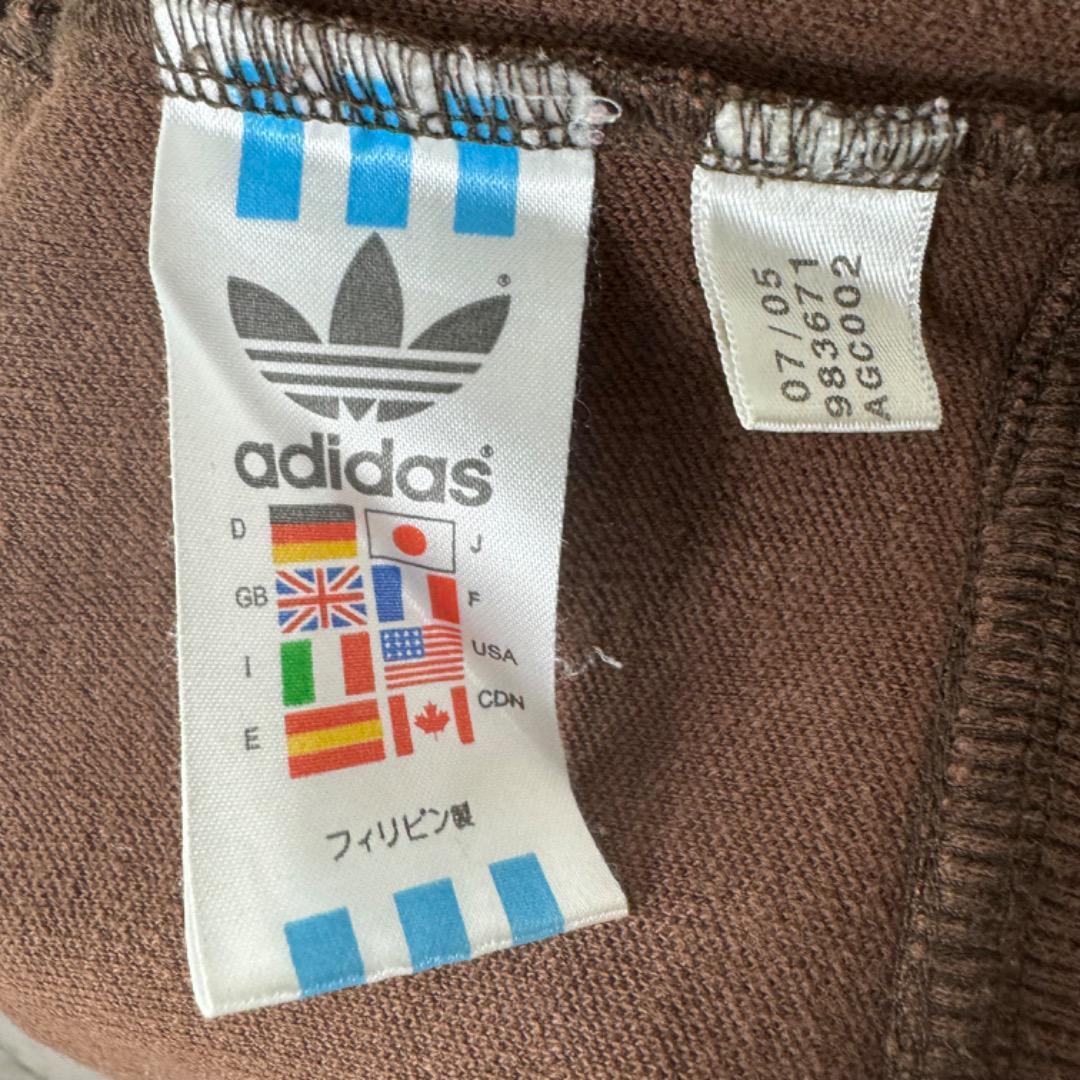 超希少】アディダス ジャージ トラックジャケット S 茶色 超希少】アディダス ジャージ トラックジャケット S 茶色