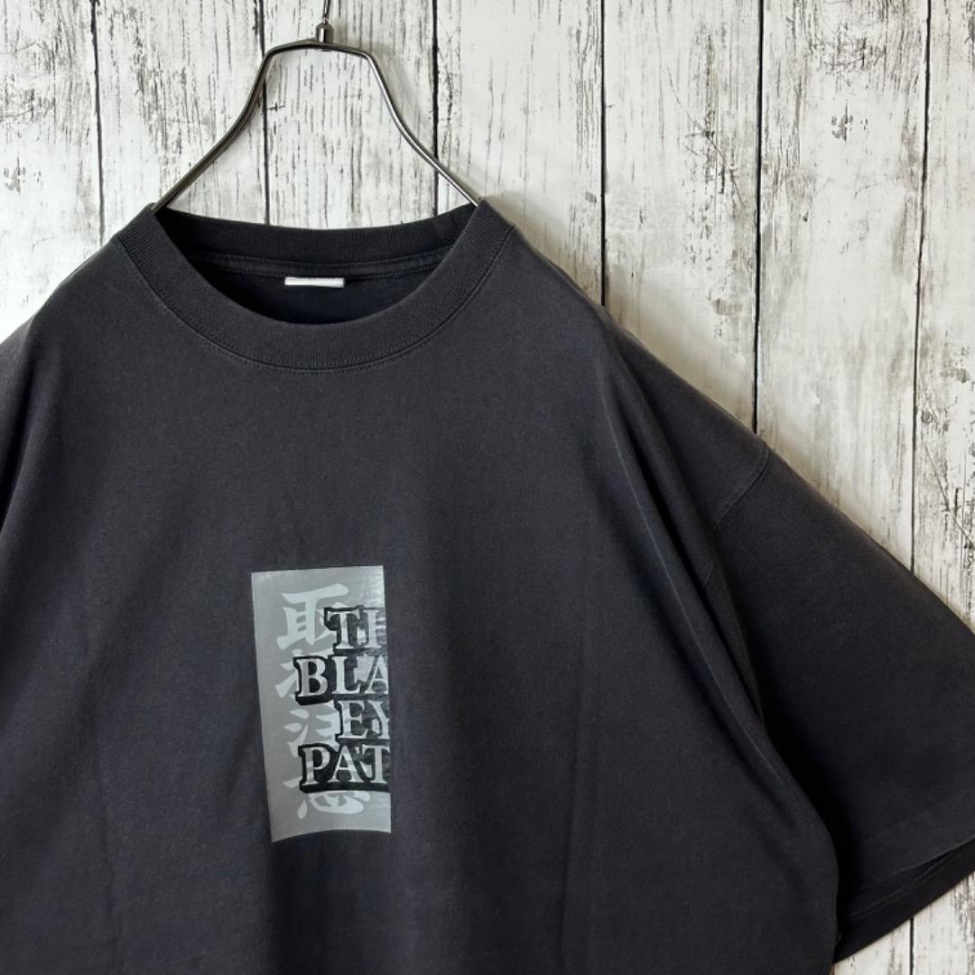 希少】ブラックアイパッチ Tシャツ 取扱注意 XL オールブラック 希少】ブラックアイパッチ Tシャツ 取扱注意 XL オールブラック