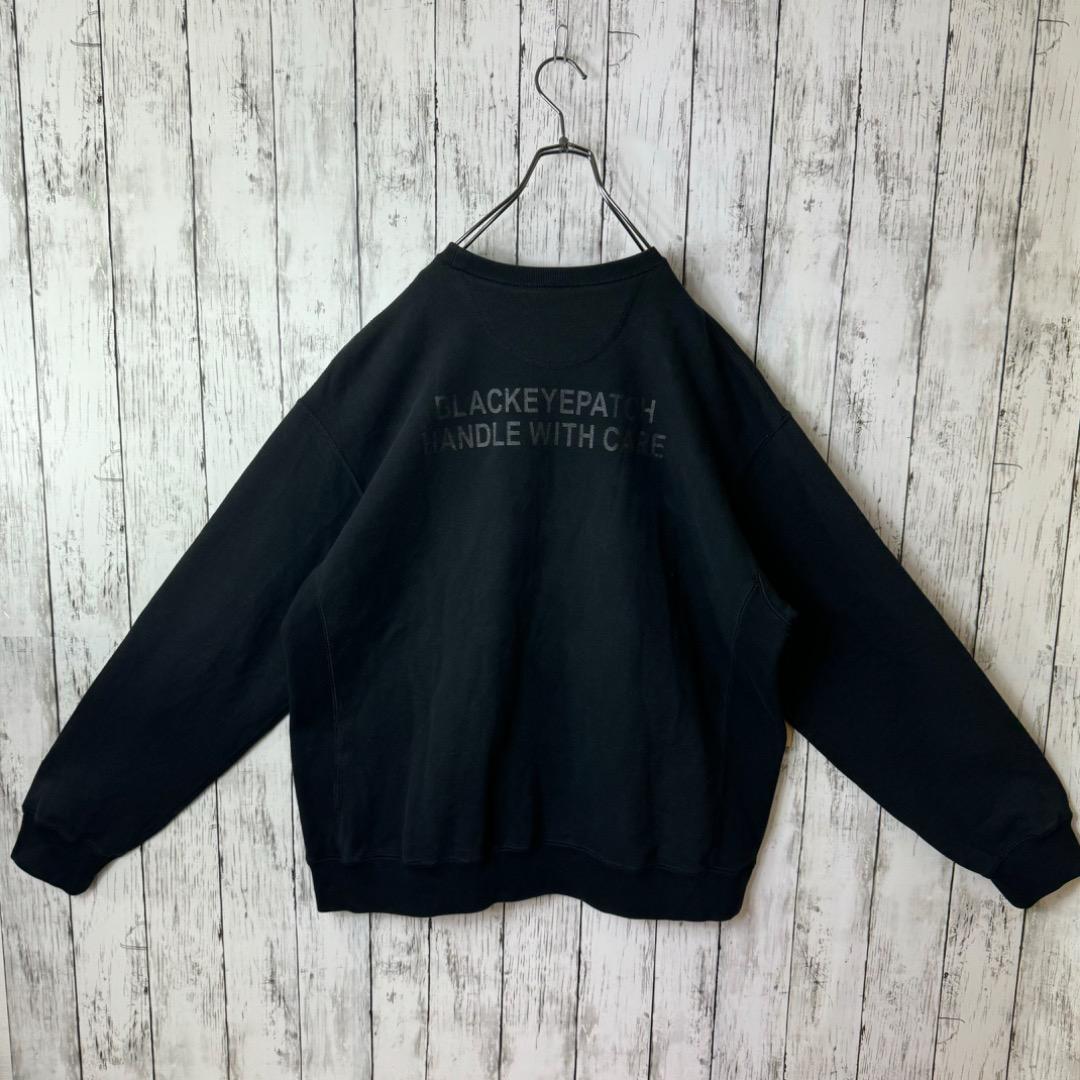 激レア】ブラックアイパッチ 取扱注意 スウェット XL オール 激レア】ブラックアイパッチ 取扱注意 スウェット XL オール