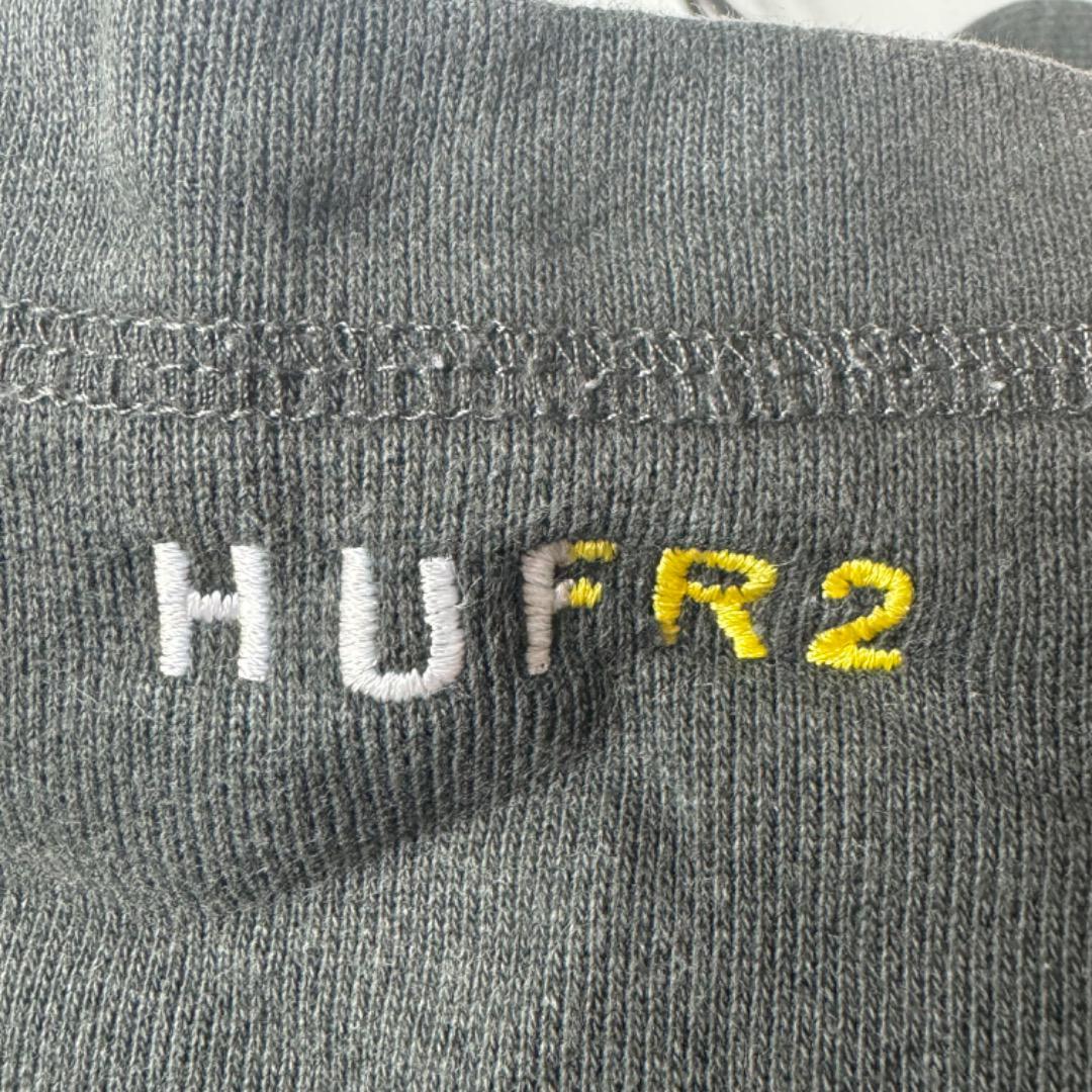 希少】HUFR2 FR2 HUF ハフ コラボ パーカー L ハフアールツー 希少】HUFR2 FR2 HUF ハフ コラボ パーカー L ハフアールツー