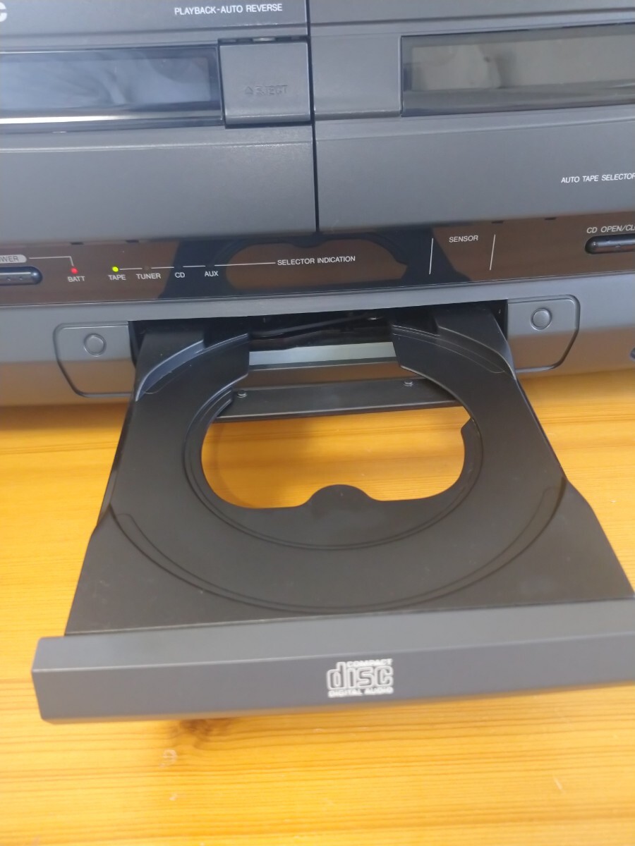 Panasonic パナソニック RX-DT77 完動品 CD Wラジカセ 美品 Panasonic パナソニック RX-DT77 完動品 CD Wラジカセ 美品