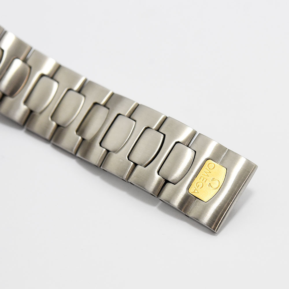オメガ 中古 メンズ OMEGA シーマスター ポラリス 396.1022 クォーツ YG イエローゴールド SS ステンレス グレー系 軽仕上げ