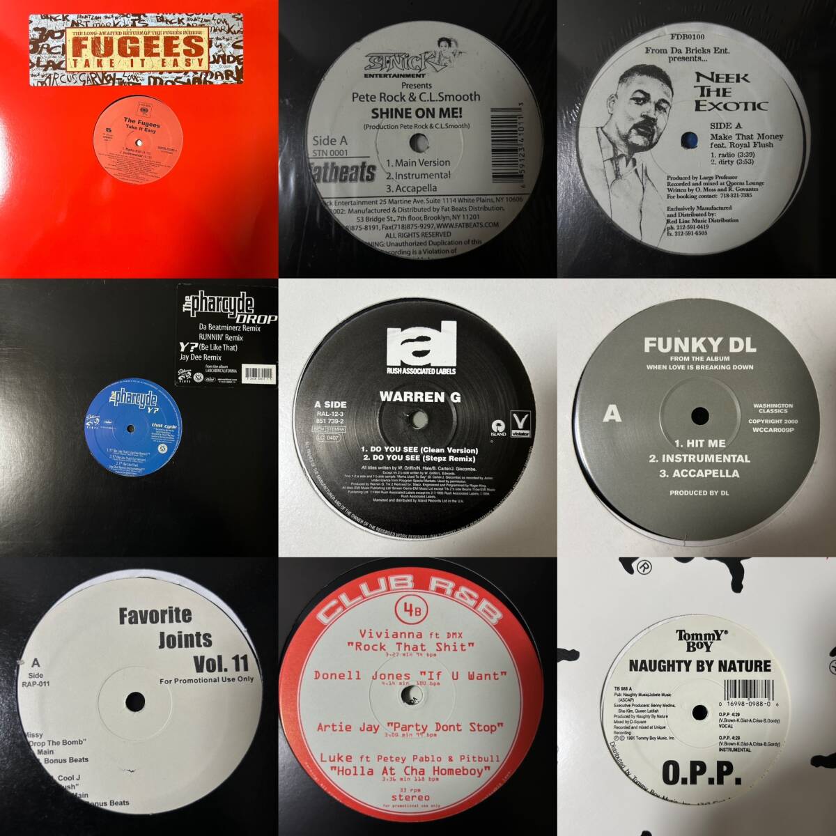 ヒップホップ.R&B レコード10枚セット