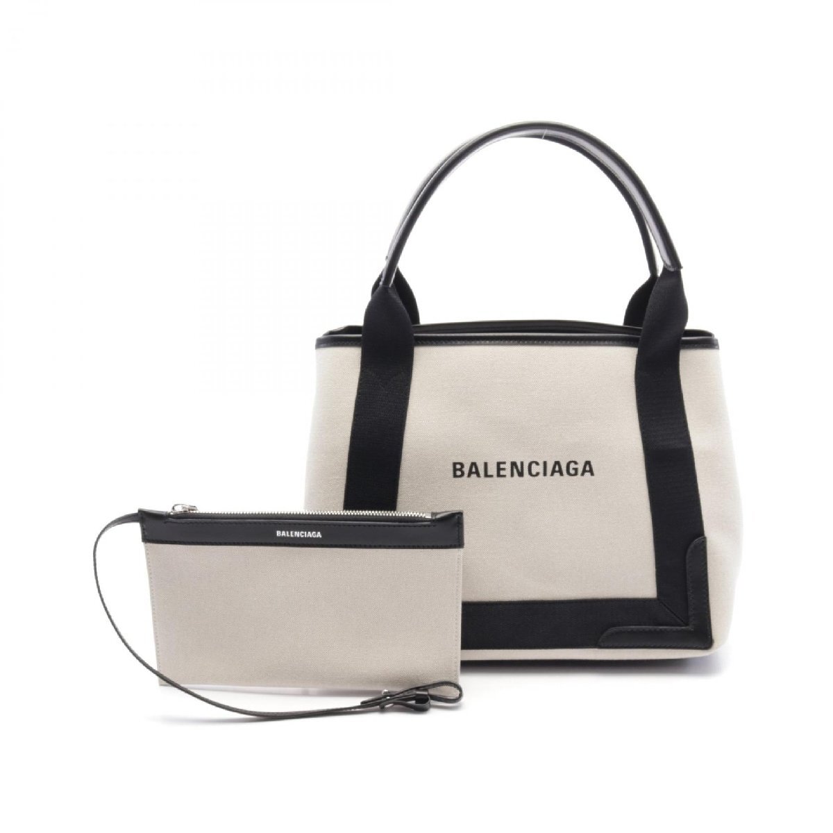 BALENCIAGA NAVY CABAS S トートバッグ 国内発送 バレンシアガ NAVY CABAS S ネイビーカバ ブランドオフ