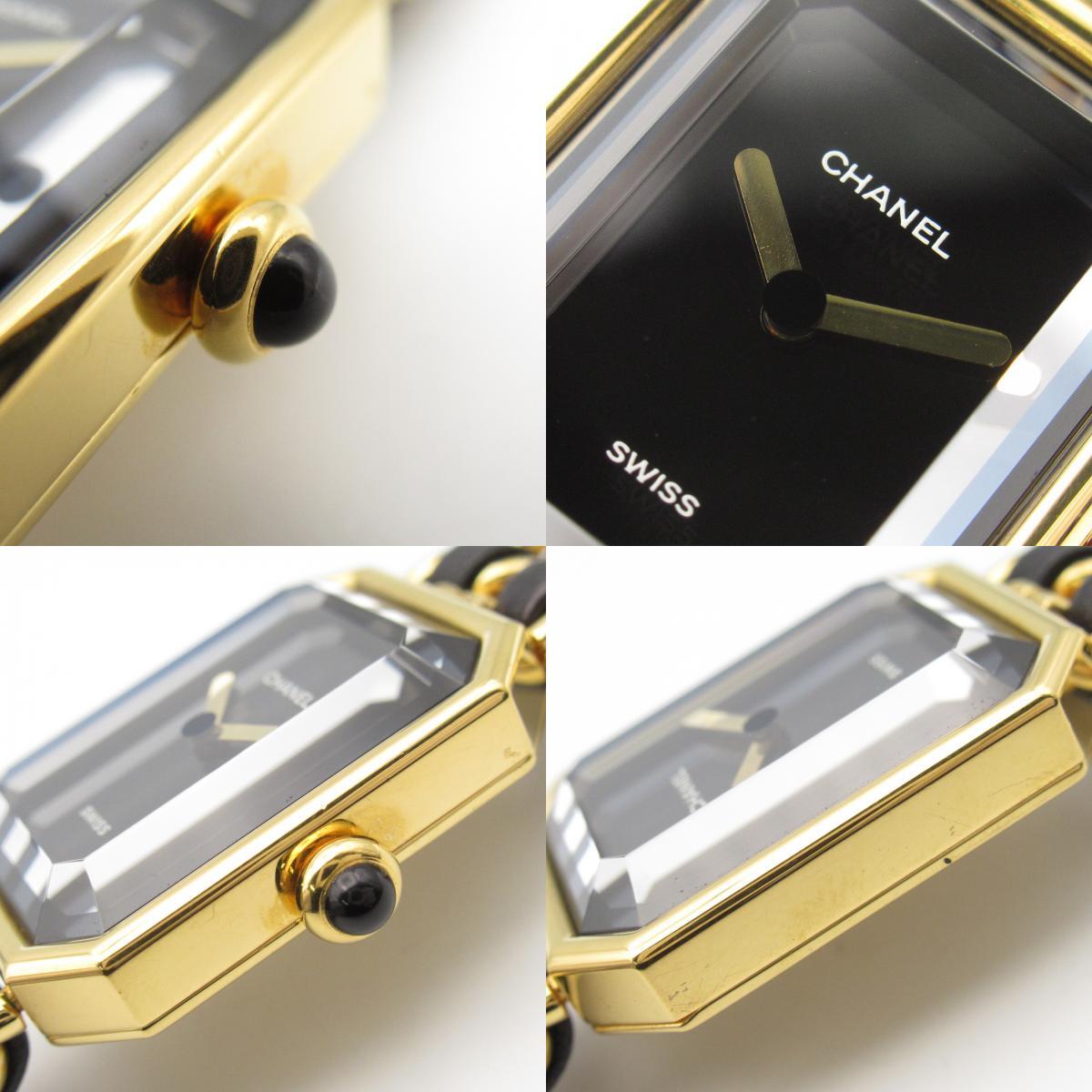 シャネル プルミエールS ブランドオフ CHANEL GP（ゴールドメッキ） 腕時(shí)計(jì) GP/革 中古 レディース