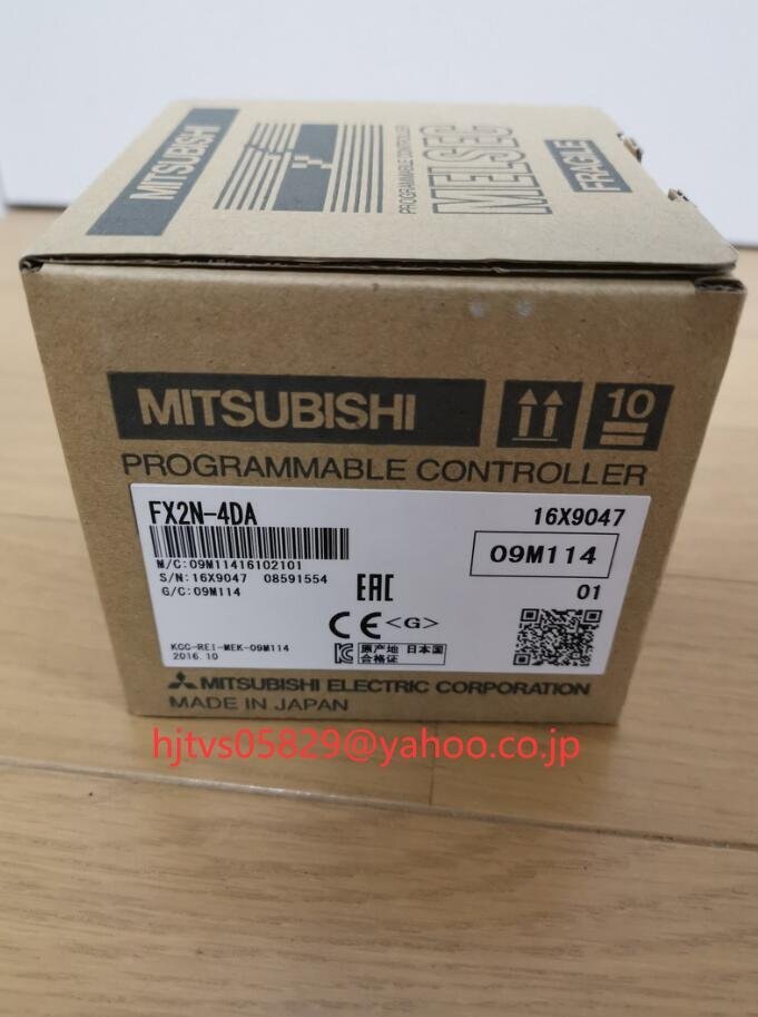 新品 未使用 MITSUBISHI/三菱電機 FX2N-4DA アナログ出力ブロック【６ヶ月保証】