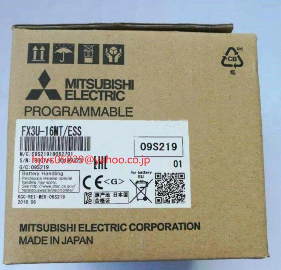 新品 未使用 MITSUBISHI/三菱電機 FX3U-16MT/ESS FX3Uシリーズ 新品 未使用 MITSUBISHI/三菱電機 FX3U-16MT/ESS FX3Uシリーズ