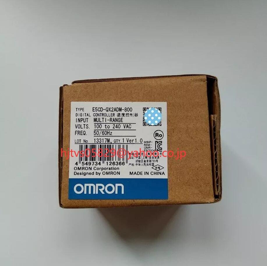 新品 未使用 オムロン OMRON E5CD-QX2ADM-800 温度コントローラー【６ヶ月保証】