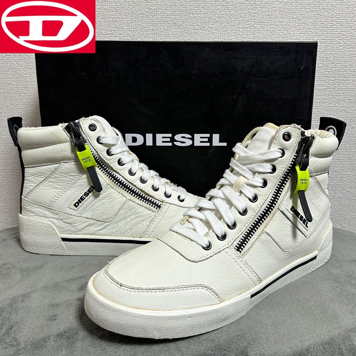新品 未使用 箱あり ☆定価25,300円 DIESEL ディーゼル メンズ 28cm レザー ハイカット スニーカー ジップディティール 靴 ホワイト 白 08(男性用)|売買されたオークション情報、Yahoo!オークション(旧ヤフオク!) の商品情報をアーカイブ公開 - オークファン(aucfan.com) 新品 未使用 箱あり ☆定価25,300円 DIESEL ディーゼル メンズ 28cm レザー ハイカット スニーカー ジップディティール 靴 ホワイト 白 08(男性用)|売買されたオークション情報、Yahoo!オークション(旧ヤフオク!) の商品情報をアーカイブ公開 - オークファン(aucfan.com)