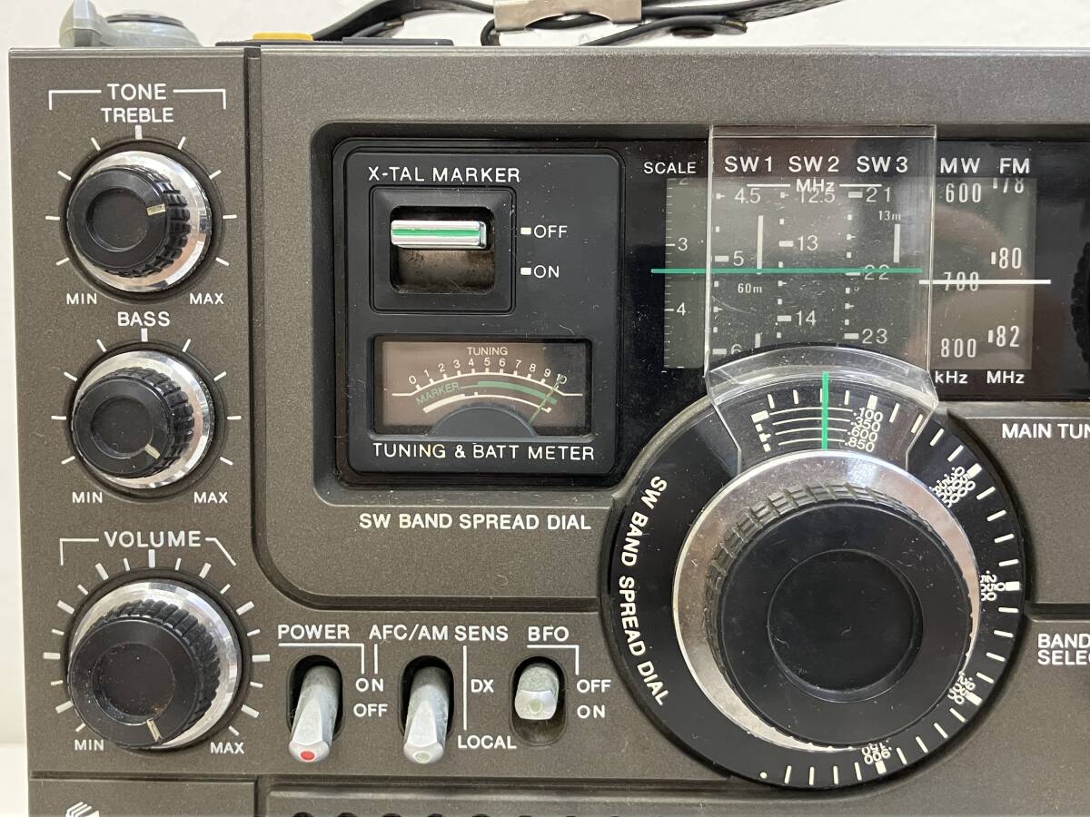 通電・確認 SONY ソニー スカイセンサー ICF-5900 レトロ Yahoo!オークション - 19058 ロ701-022 SONY ICF-5900 スカイ