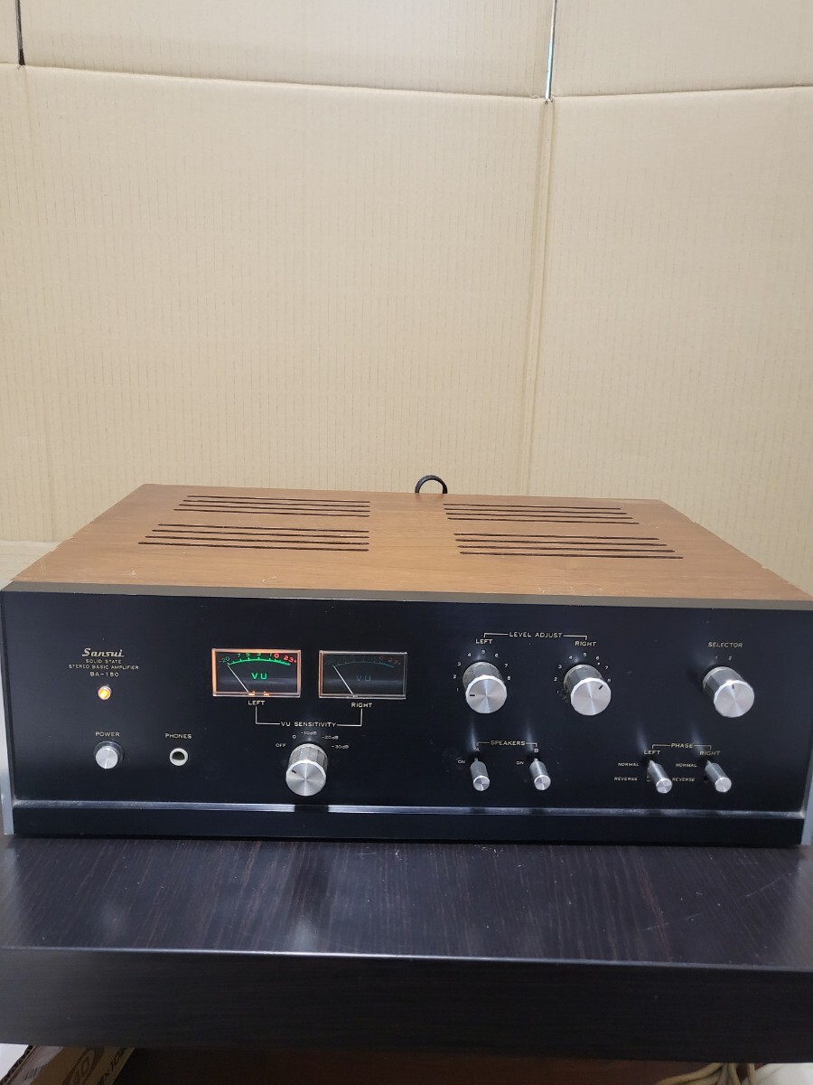 当時物 名機 山水 SANSUI サンスイ BA-150 パワーアンプ SOLID 当時物 名機 山水 SANSUI サンスイ BA-150 パワーアンプ SOLID