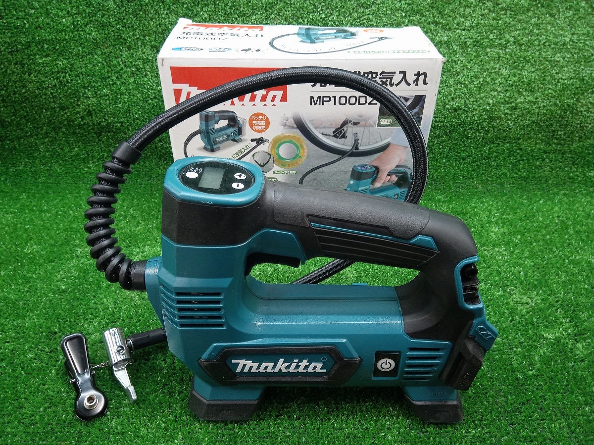【25%OFF】 中古品 ※本体のみ MP100DZ 空気入れ 充電式 10.8V マキタ makita 携帯型