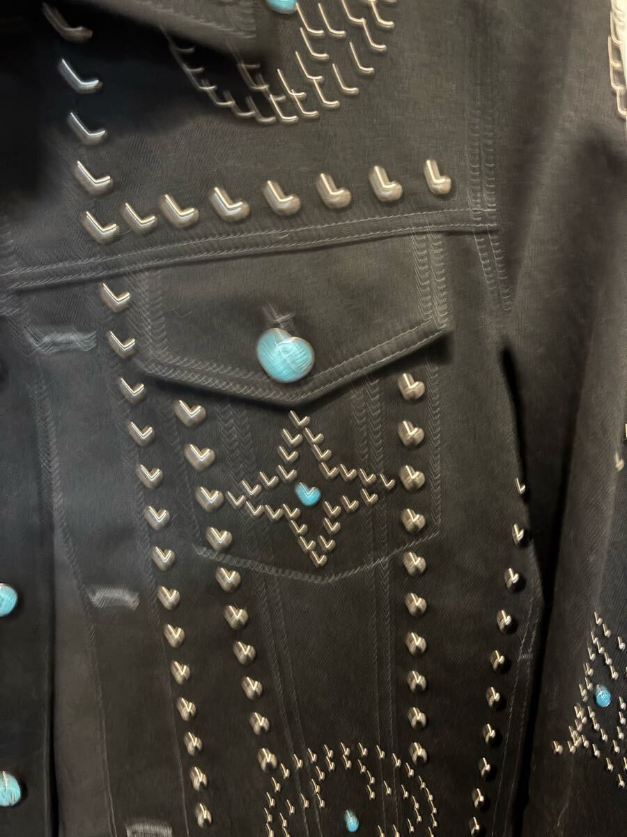 LouisVuitton 24aw エンプロイダードデニムジャケット サイズ46 LouisVuitton 24aw エンプロイダードデニムジャケット サイズ46