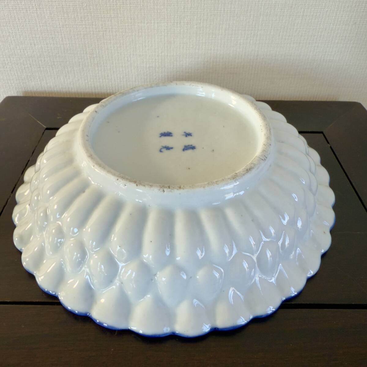 中國美術 道光年制 染付皿 / 唐物 古染付 煎茶 青花 清朝 清代 古陶磁器 茶道具 古美術 骨董 古玩 