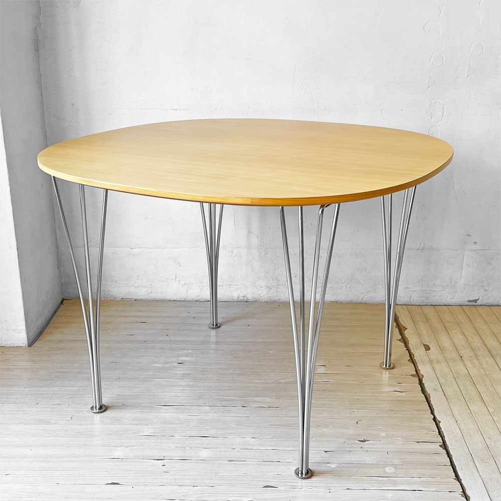 ★ フリッツハンセン Fritz Hansen Bテーブル ダイニングテーブル ビーチ材 ピート・ハイン ブルーノ・マットソン アルネ・ヤコブセン 北欧