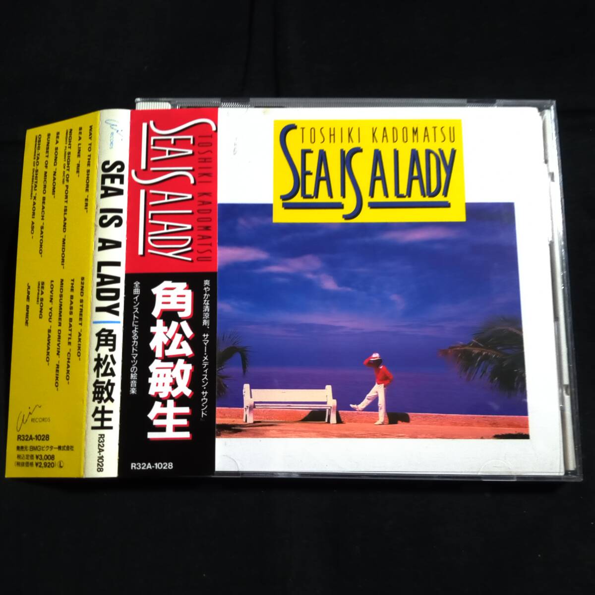 ★ディスクきれい★角松敏生　SEA IS A LADY 青木智仁　村上ポンタ秀一　斉藤ノブ　佐藤博　他