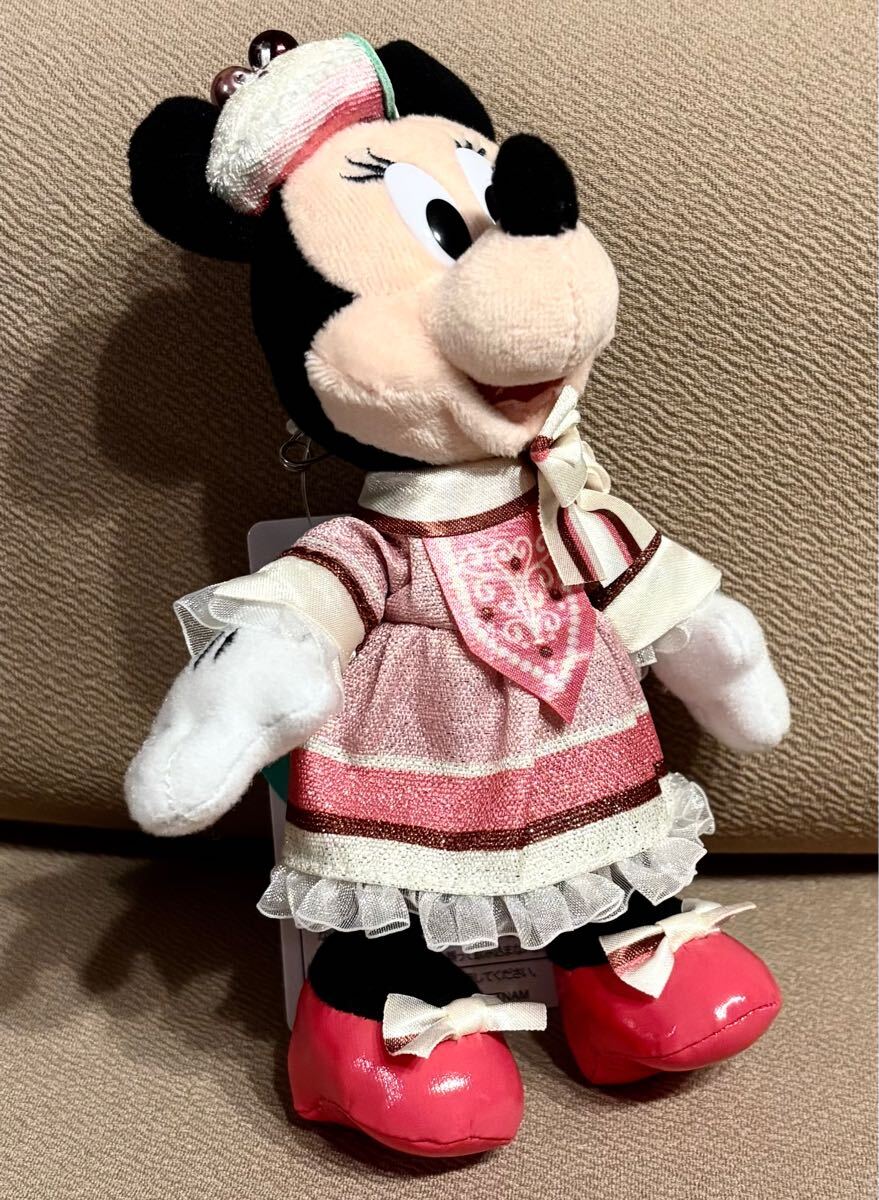 ディズニー ぬいぐるみバッジ ミニーマウス パルパルーザ パルパル 2025 ヴァネロペ お顔厳選 ぬいぐるみ ミニー TDL Disney 新品