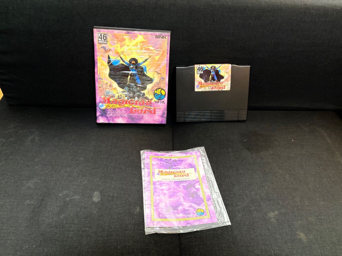 【中古品】NEO・GEOロムカセット マジシャンロード NGM-005 SNK 箱説付 ネオジオ お手渡し可能 NEOGEO ROM