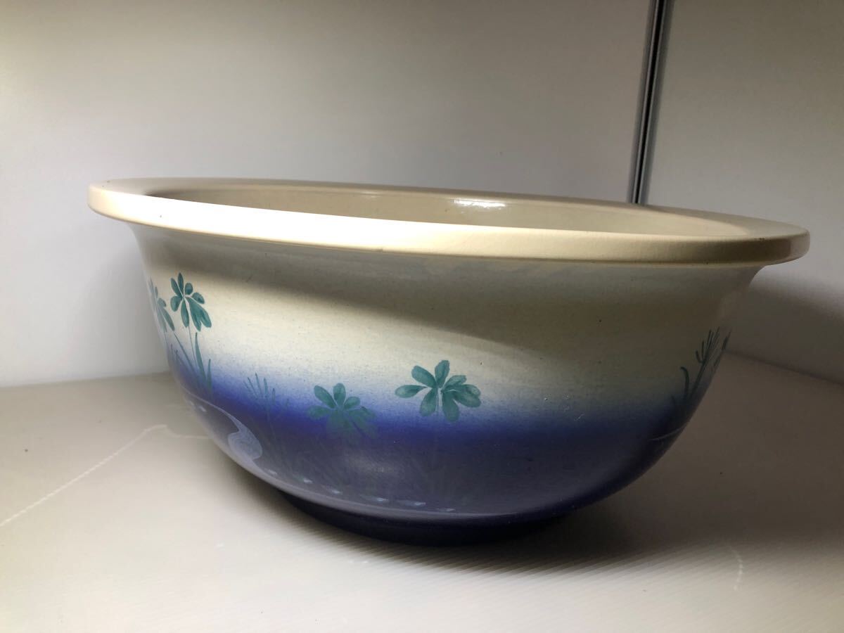 金魚鉢・メダカ鉢・睡蓮鉢 昭和レトロ アンティーク 火鉢 陶器