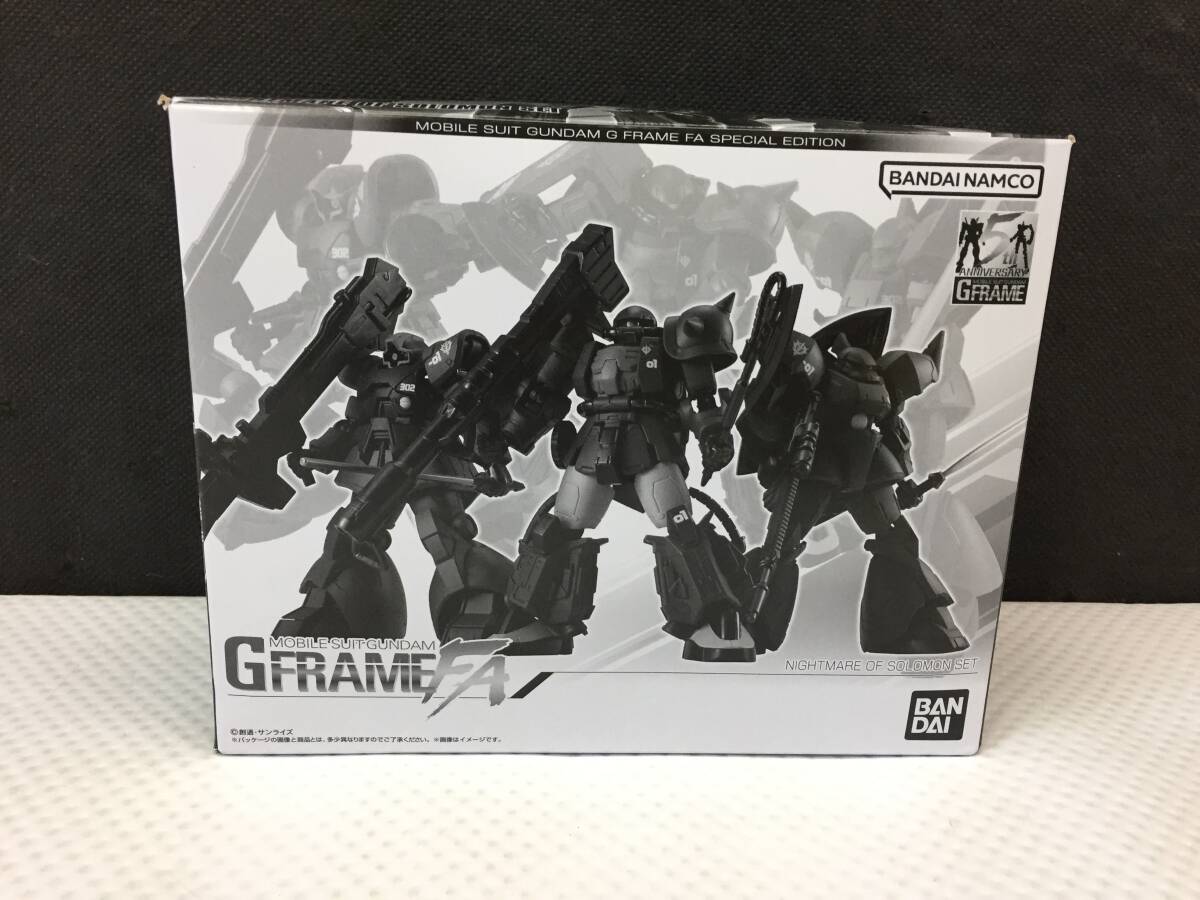 ozU906* 未開封 GフレームFA 機動戦士ガンダム ソロモンの悪夢セット