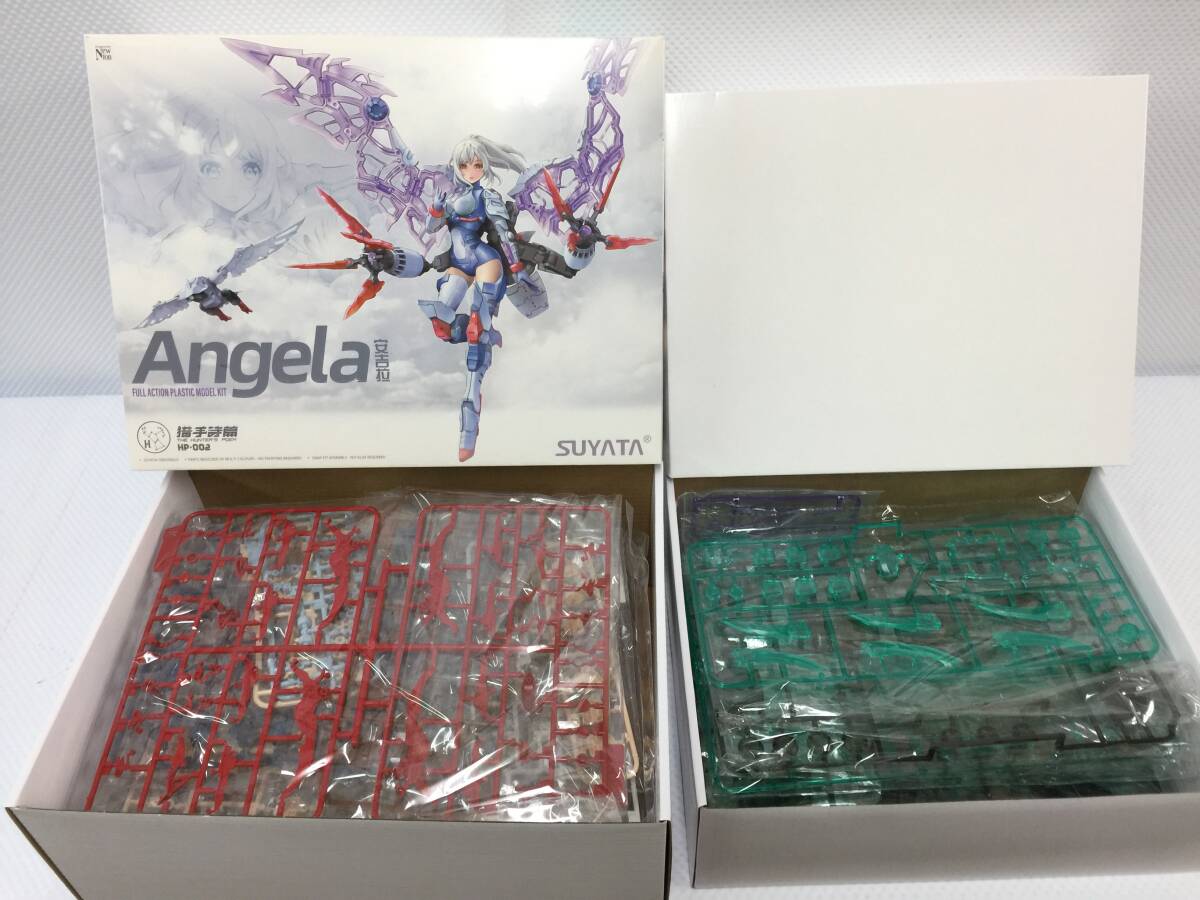 ofV40# 内袋未開封 HP-002 狩人詩篇 アンジェラ 1/12 美少女プラモデル 初回特典バイク付き