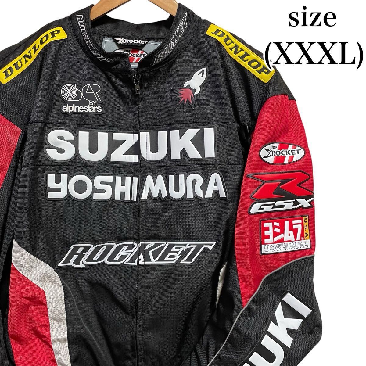 JOE ROCKET バイクジャケット プロテクター付 SUZUKI オール JOE ROCKET バイクジャケット プロテクター付 SUZUKI オール
