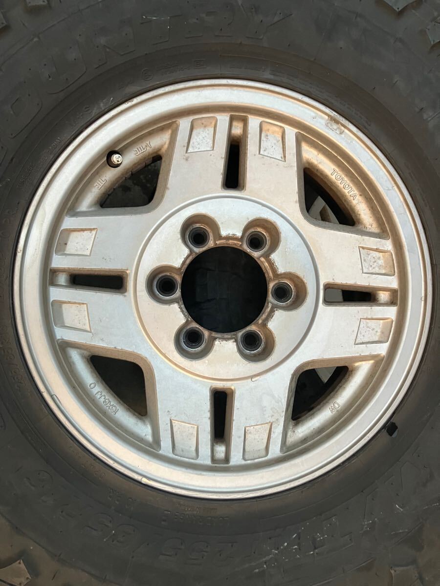 ランクル プラド 純正ホイール 255/85R16 オープンカントリー 16 ランクル プラド 純正ホイール 255/85R16 オープンカントリー 16