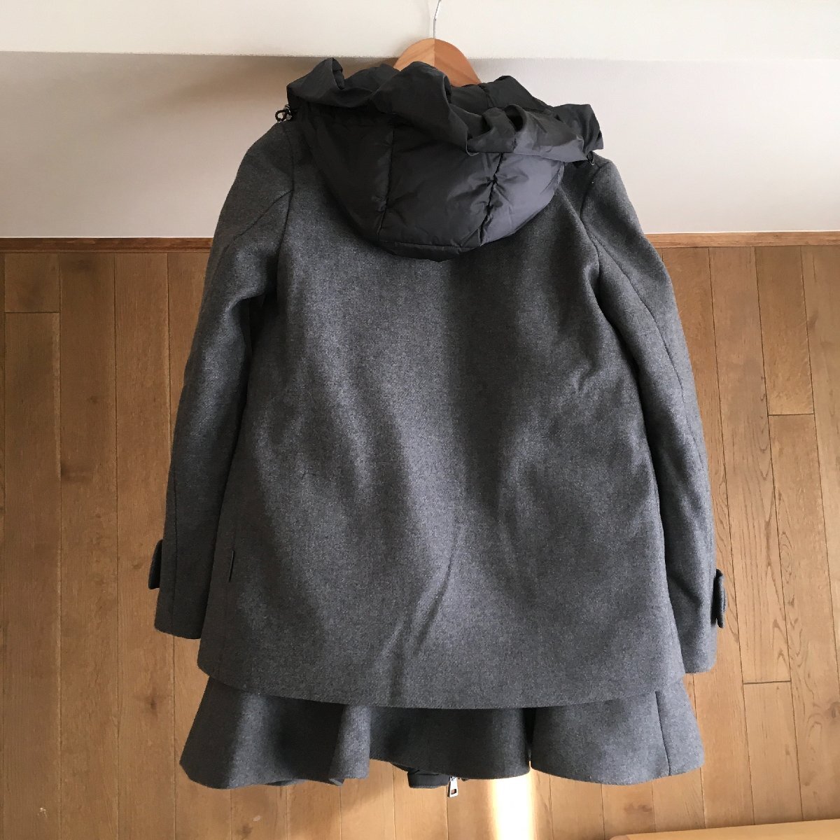 即決 美品 国内正規品 MONCLERモンクレール フリル　ダウンジャケット　PHEMIA　０ TM_画像4