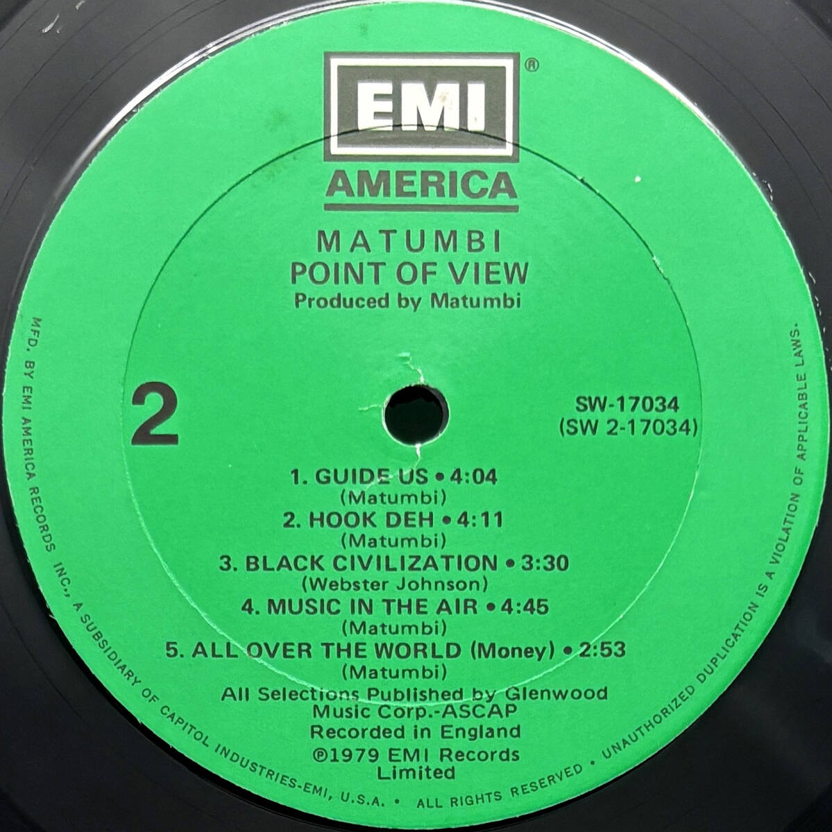 *US ORIG LP*MATUMBI/Point Of View 1979 год Reggae переворот . американский запись только любимый шедевр [Blue Beat And Ska] сбор CS есть DENNIS BOVELL