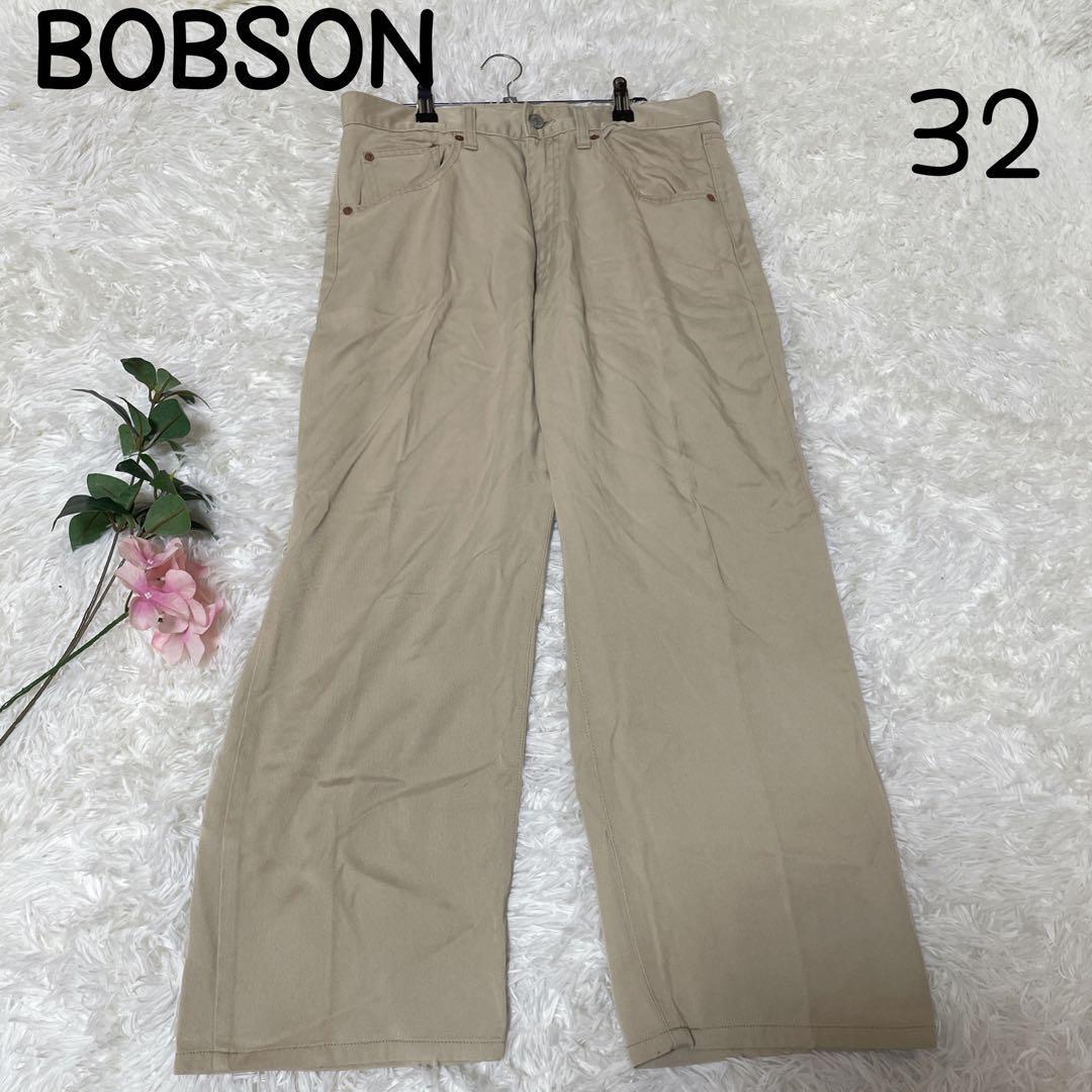 BOBSONボブソンチノパン ベージュ（32）L ズボン ゆったり 快適