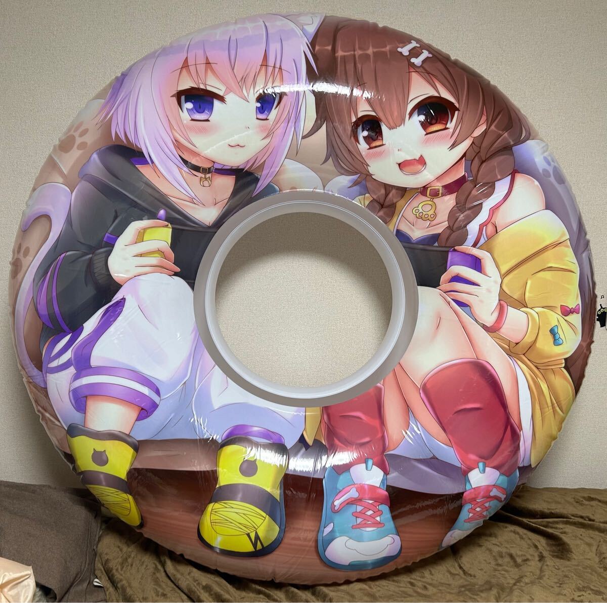 新品未開封】ホロライブ おかころ150cm同人浮き輪【ビーチボール 新品未開封】ホロライブ おかころ150cm同人浮き輪【ビーチボール