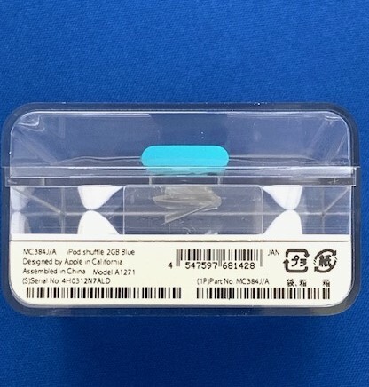 Apple　iPod Shuffle 2GB ブルー 第3世代 MC384J/A
