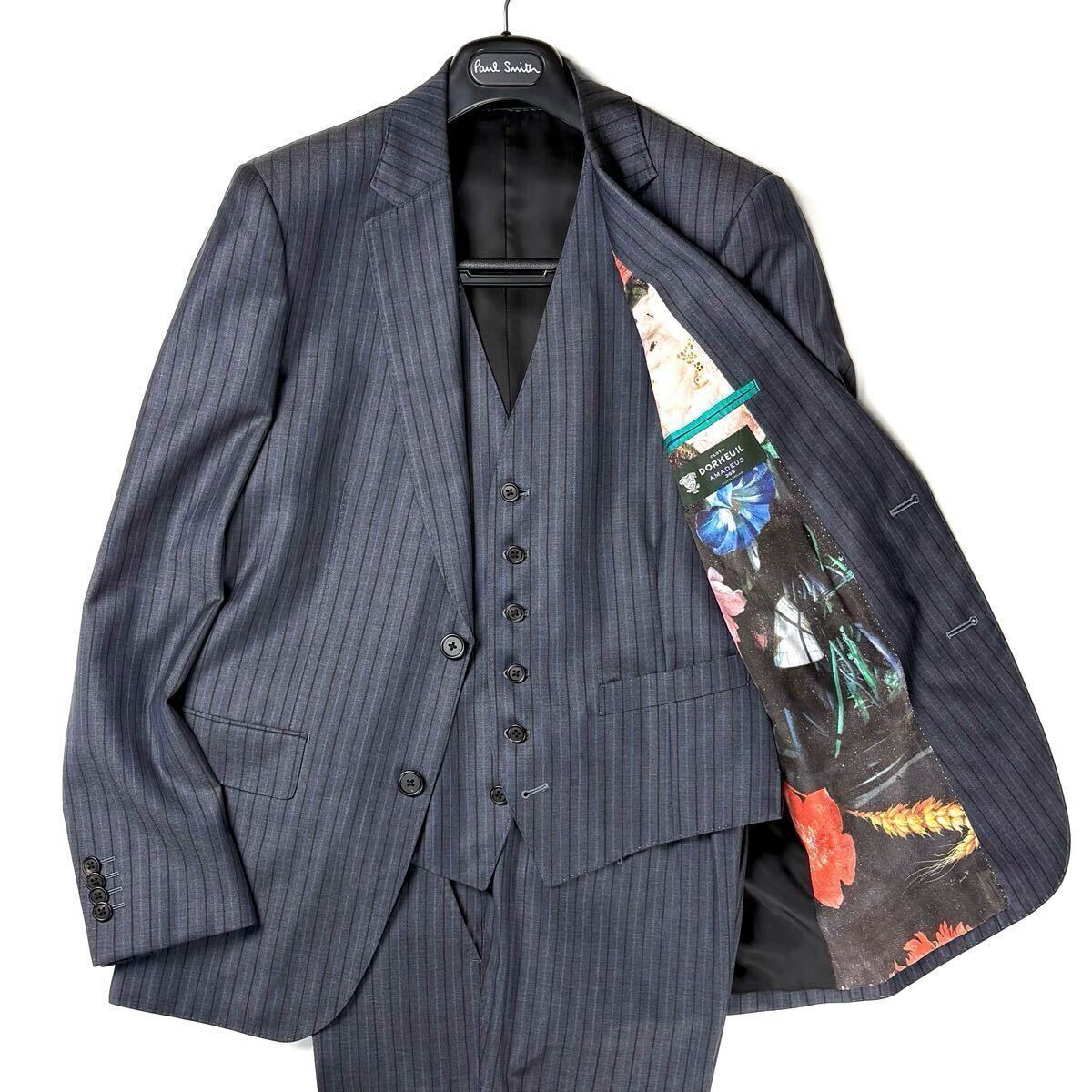Paul Smith × DORMEUIL 3ピーススーツ Lサイズ ポールスミス Paul Smith × DORMEUIL 3ピーススーツ Lサイズ ポールスミス