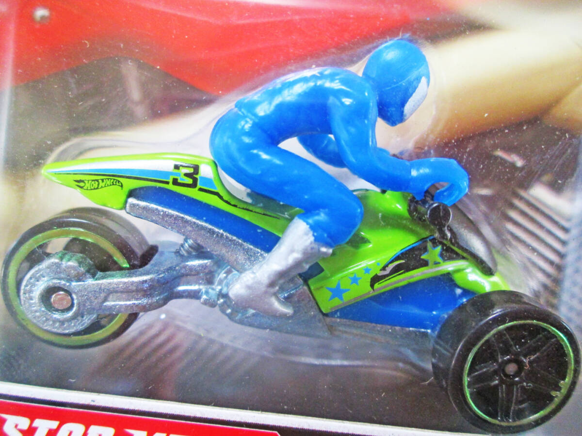 ★初版★日本未発売★Motor Cycles TRI & STOP ME/トライク/バイク/オートバイ/レア/入手困難/希少/マテル/ホットウィール/フィギュア付